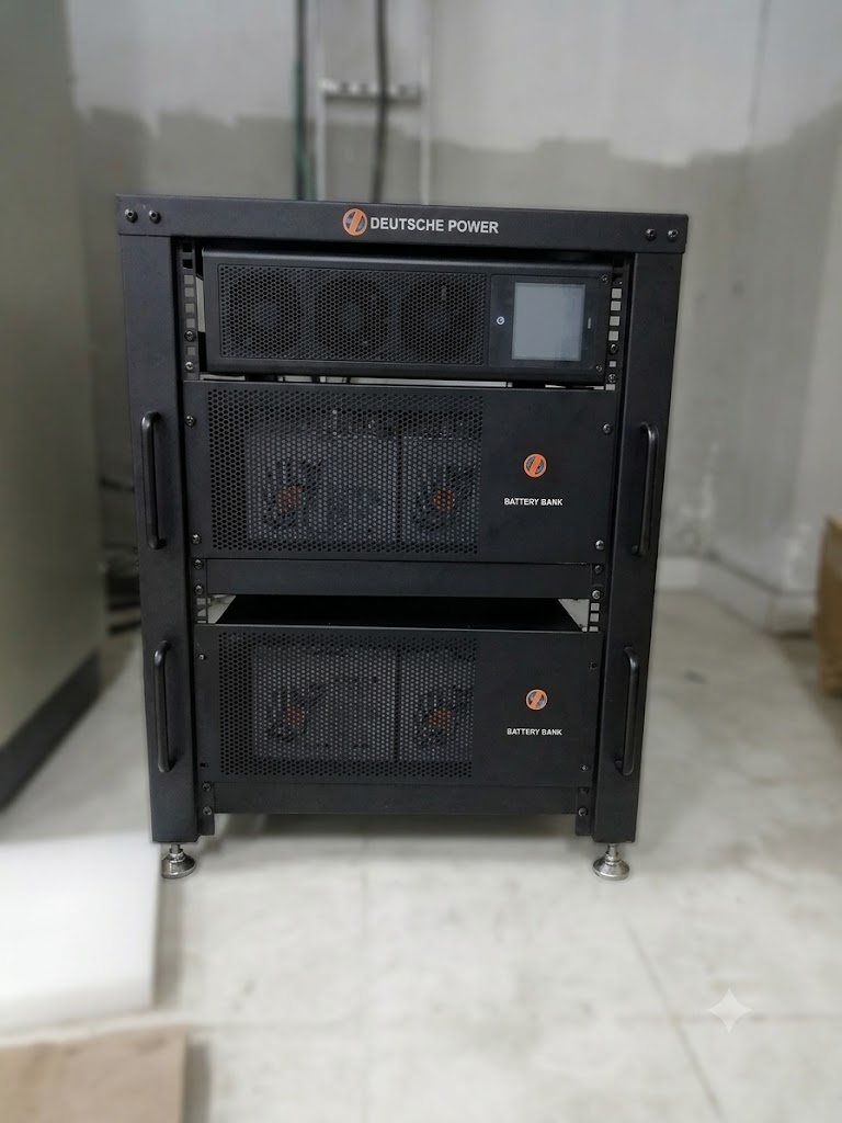 Deutsche Power Rack-Mount UPS & Battery Bank Cabinet
