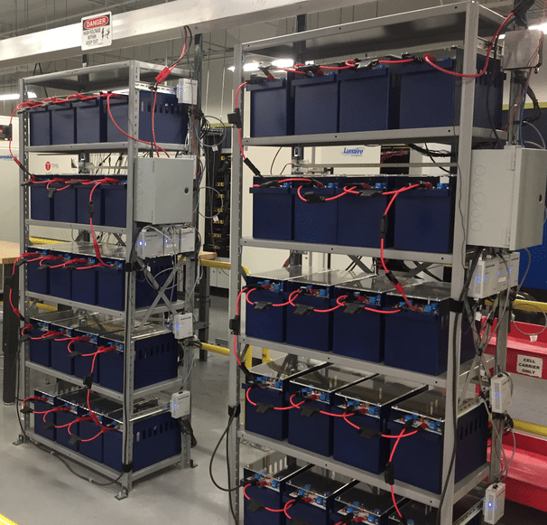 Large-Scale VRLA Battery Bank — Telecom / Data Centre