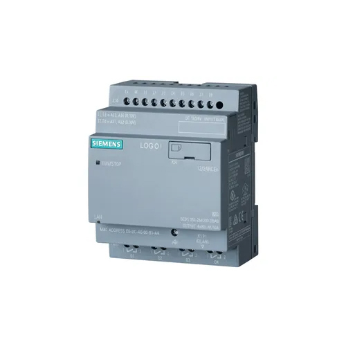 Siemens LOGO! 12/24RCEo Logic Module (No Display)