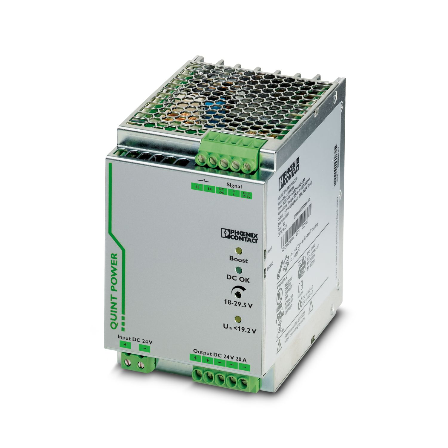 Phoenix Contact QUINT-PS — 24 V / 20 A (2866776)
