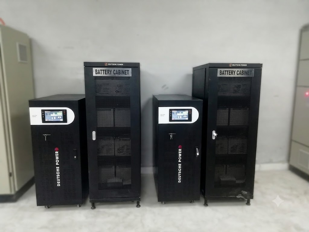 Deutsche Power Online UPS with Battery Cabinets — Commissioned