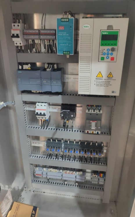 Siemens PLC + Nidec Drive Panel